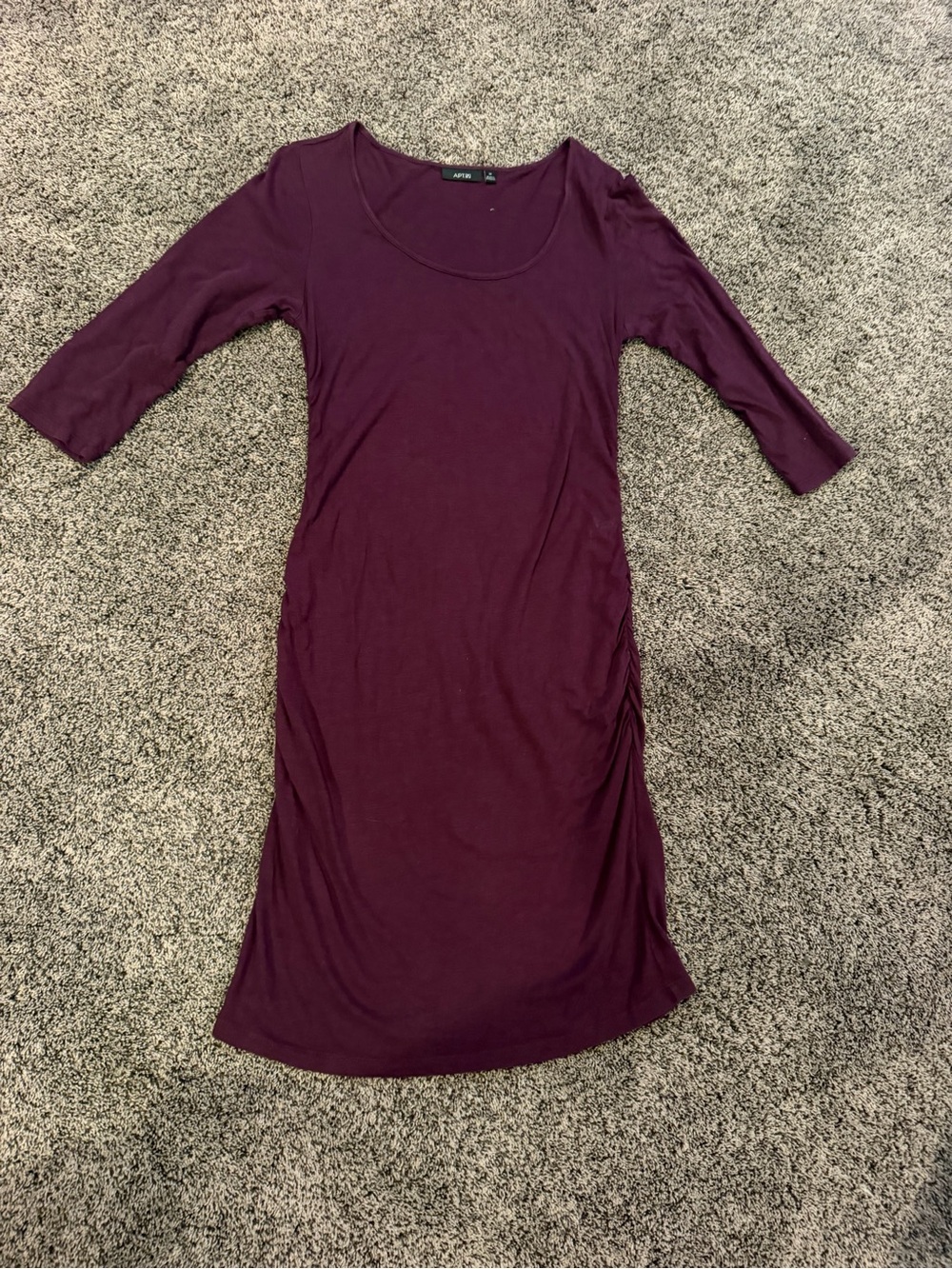 Apt. 9 Scoop Neck Midi Dress in Plum